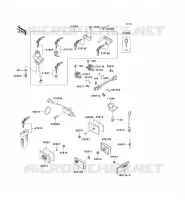 CONTACTEUR SERRURE/R&Eacute;FLECTEUR pour Kawasaki 1000GTR 1998