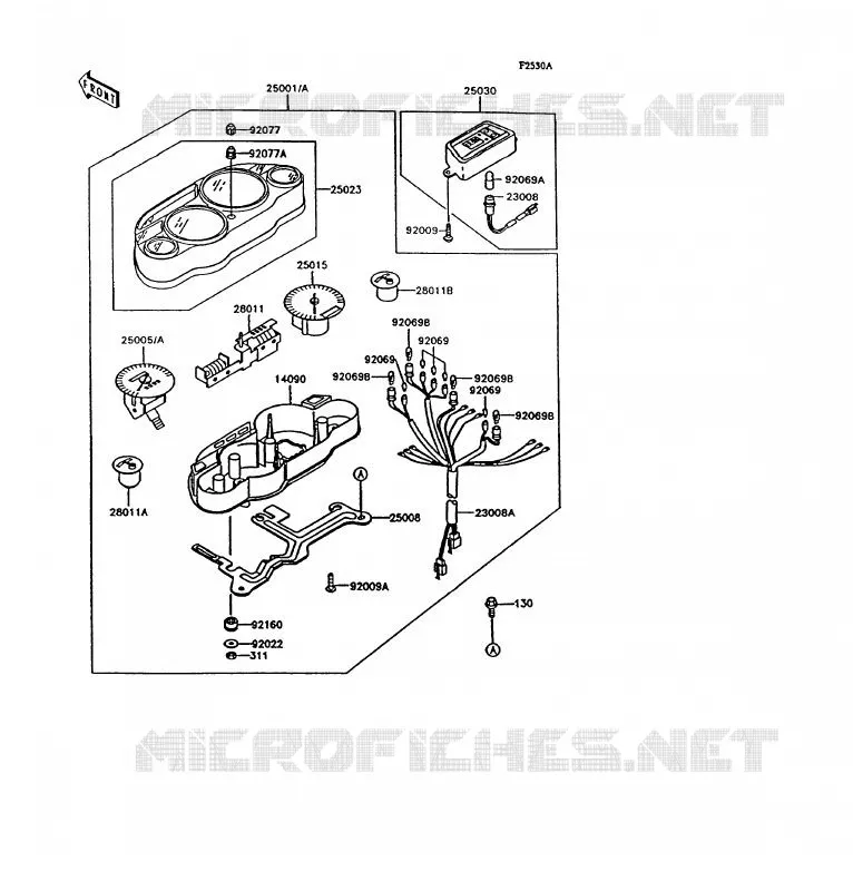 COMPTEURS Kawasaki MOTOS 1000 1994 1000GTR  ZG1000-A9