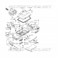 ACCESSOIRE COFFRE pour Kawasaki VOYAGER XII 1996