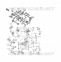 CHASSIS EQUIPMENT ELECTRIQUE pour Kawasaki VOYAGER XII 1996