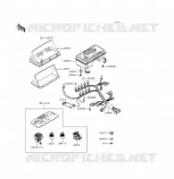 COMPTEURS pour Kawasaki VOYAGER XII 1996