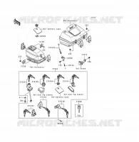 CONTACTEUR SERRURE/R&Eacute;FLECTEUR pour Kawasaki VOYAGER XII 1996