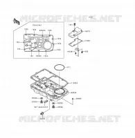 COUVERCLE RENIFLARD/CARTER D'HUILE pour Kawasaki VOYAGER XII 1996