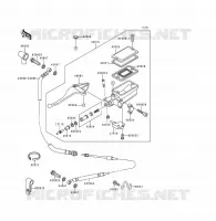 EMBRAYAGE MAITRE CYLINDRE pour Kawasaki VOYAGER XII 1996