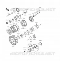 EMBRAYAGE pour Kawasaki VOYAGER XII 1996