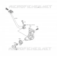 PEDALE DE FREIN/TORQUE LINK pour Kawasaki VOYAGER XII 1996