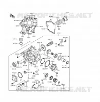 PIGNON CONIQUE AVANT pour Kawasaki VOYAGER XII 1996