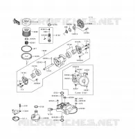 POMPE A HUILE/FILTRE &Agrave; HUILE pour Kawasaki VOYAGER XII 1996