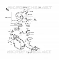 SUPPORT BATTERIE pour Kawasaki VOYAGER XII 1996