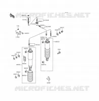 SUSPENSION/AMORTISSEUR pour Kawasaki VOYAGER XII 1996