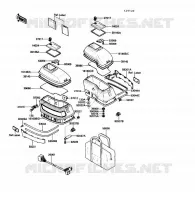 ACCESSOIRE (SACOCHE) pour Kawasaki VOYAGER XII 1989