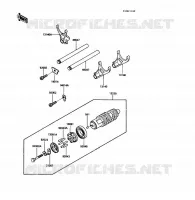 BARILLET/FOURCHETTE pour Kawasaki VOYAGER XII 1989