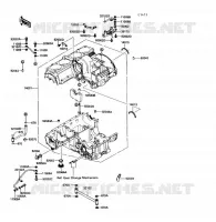 CARTER MOTEUR(S) pour Kawasaki VOYAGER XII 1989