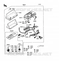 COMPTEURS pour Kawasaki VOYAGER XII 1989