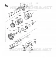 EMBRAYAGE pour Kawasaki VOYAGER XII 1989