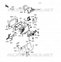 RADIATEUR pour Kawasaki VOYAGER XII 1989