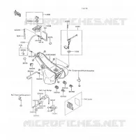 RESERVOIR CARBURANT pour Kawasaki VOYAGER XII 1992