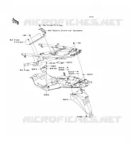 GARDE BOUE ARRI&Egrave;RE pour Kawasaki 1400GTR ABS 2008