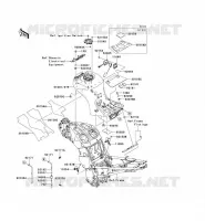 RESERVOIR CARBURANT pour Kawasaki 1400GTR ABS 2010