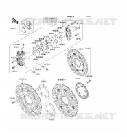FREIN AVANT  1400 kawasaki-moto 2011 1400GTR ABS F_11