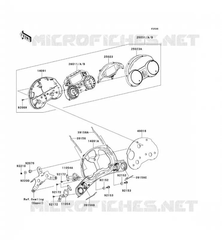 COMPTEURS Kawasaki MOTOS 1400 2012 1400GTR ABS  ZG1400CCF