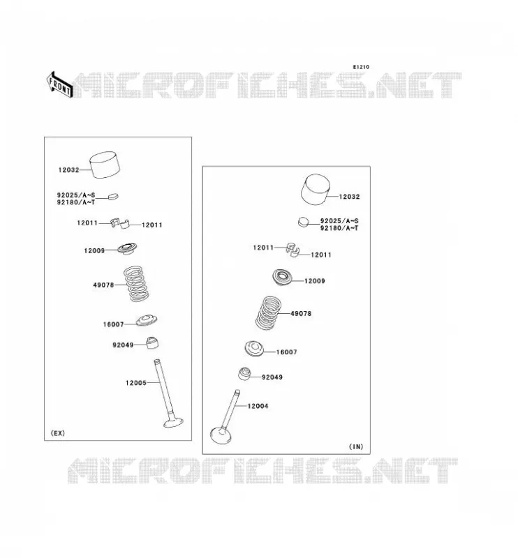 SOUPAPE Kawasaki MOTOS 1400 2013 1400GTR ABS  ZG1400CDF