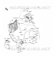 TUYAU D'EAU pour Kawasaki 1400GTR ABS 2014