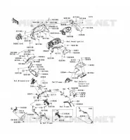 CARENAGE(SUPERIEUR) pour Kawasaki 1400GTR ABS 2014