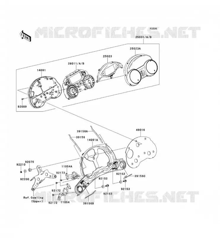 COMPTEURS Kawasaki MOTOS 1400 2014 1400GTR ABS  ZG1400CEF