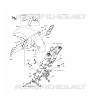 GARDE BOUE AVANT pour Kawasaki 1400GTR ABS 2015