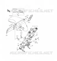 GARDE BOUE AVANT pour Kawasaki 1400GTR ABS 2015