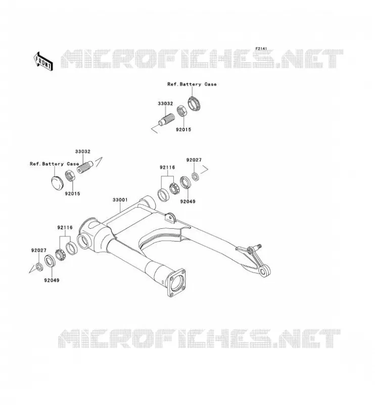 BRAS OSCILLANT Kawasaki MOTOS 600 1995 ELIMINATOR 600  ZL600-B1