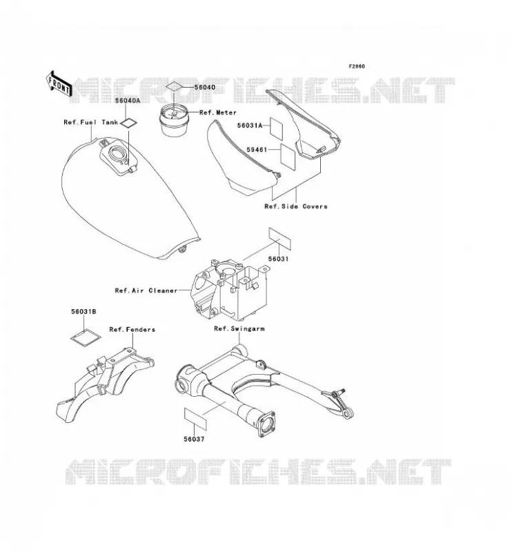 LABEL Kawasaki MOTOS 600 1996 ELIMINATOR 600  ZL600-B2