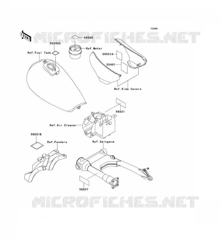 LABEL Kawasaki MOTOS 600 1996 ELIMINATOR 600  ZL600-B2