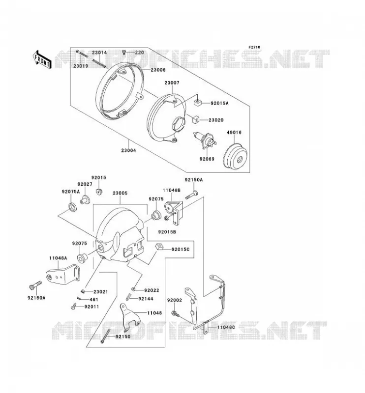 OPTIQUE(S) Kawasaki MOTOS 600 1996 ELIMINATOR 600  ZL600-B2