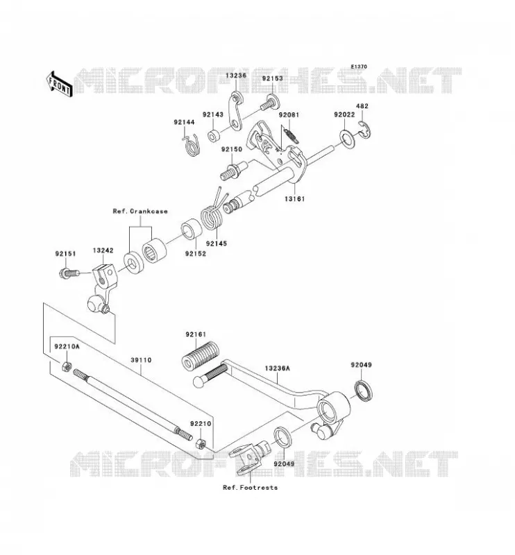 SELECTEUR Kawasaki MOTOS 1000 2006 Z1000  ZR1000A6F