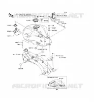 RESERVOIR CARBURANT pour Kawasaki Z1000 2007