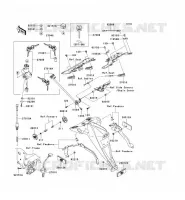 CONTACTEUR SERRURE/R&Eacute;FLECTEUR pour Kawasaki Z1000 2008