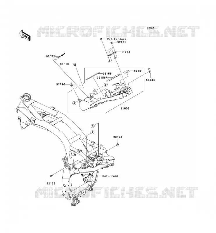 SUPPORT BATTERIE Kawasaki MOTOS 1000 2007 Z1000 ABS  ZR1000C7F