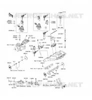 CONTACTEUR SERRURE/R&Eacute;FLECTEUR pour Kawasaki Z1000 2012