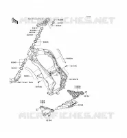 CH&Acirc;SSIS  1000 kawasaki-moto 2010 Z1000 ABS E_03