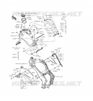 RESERVOIR CARBURANT pour Kawasaki Z1000 2014