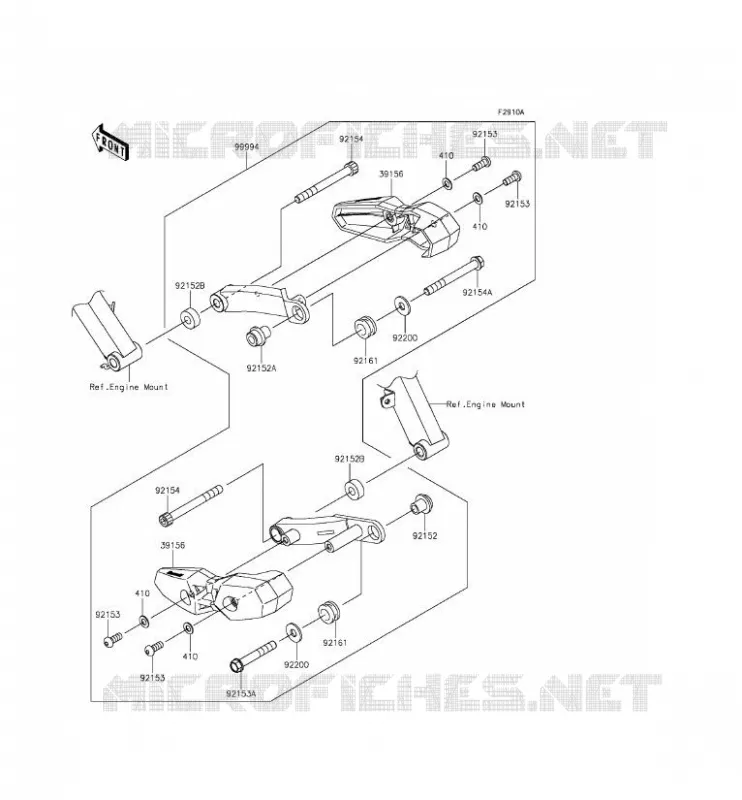 ACCESSOIRE(SHROUD SLIDER) Kawasaki MOTOS 1000 2015 Z1000  ZR1000FFF