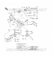 RESERVOIR CARBURANT pour Kawasaki ZRX1200R 2005