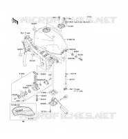 RESERVOIR CARBURANT pour Kawasaki ZRX1200R 2005