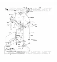 RESERVOIR CARBURANT pour Kawasaki ZRX1200S 2003