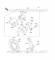 FREIN ARRIERE( ZR550B 024010) pour Kawasaki ZEPHYR 1994