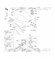 RESERVOIR CARBURANT pour Kawasaki ZEPHYR 1994