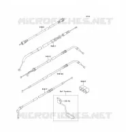 CABLES pour Kawasaki ZEPHYR 1995
