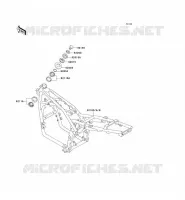CH&Acirc;SSIS pour Kawasaki ZEPHYR 1995